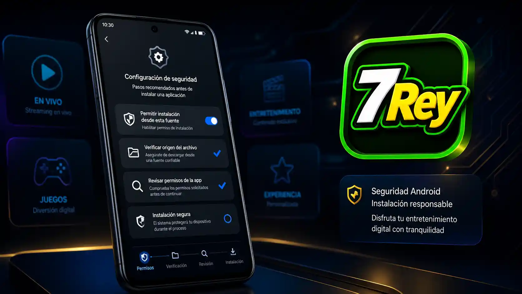 Configuración de Android para instalar 7Rey