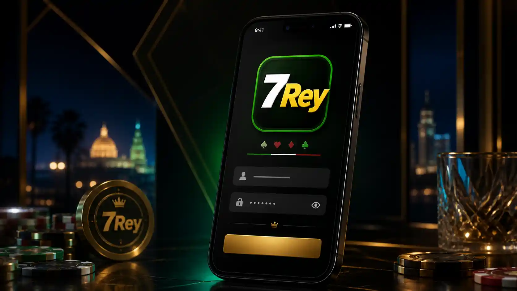 Acceso a la cuenta de 7Rey desde un celular Android