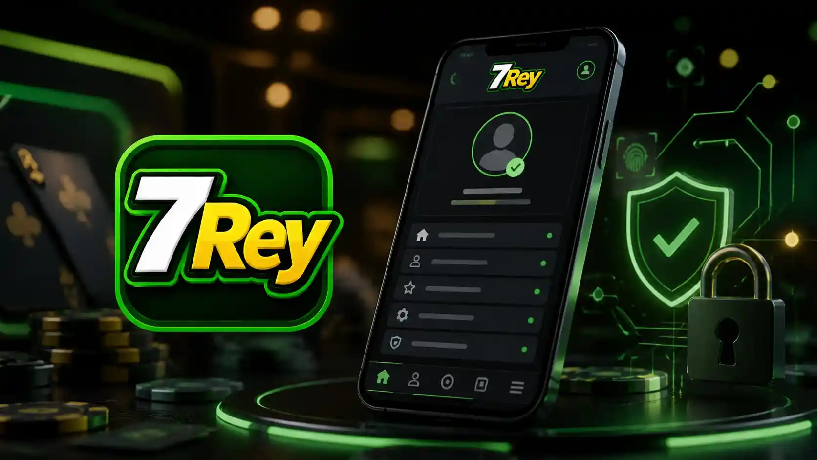 Área de usuario de 7Rey después de completar el registro